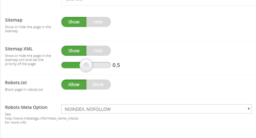 Umbraco robots, sitemap, and xml sitemap